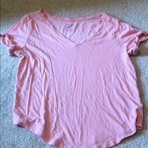 three v-neck t-shirts
